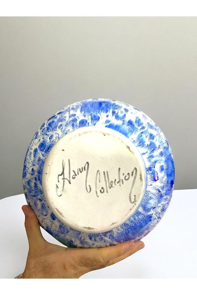 Harun Collection Özel Tasarım El Yapımı Kütahya Çinisi Vazo - 68Cm